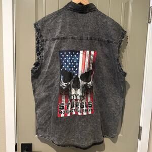 HOT LEATHER Brand Sturgis Wear Top sz 3x